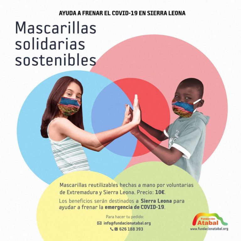 MASCARILLAS SOSTENIBLES FUNDACIÓN ATABAL