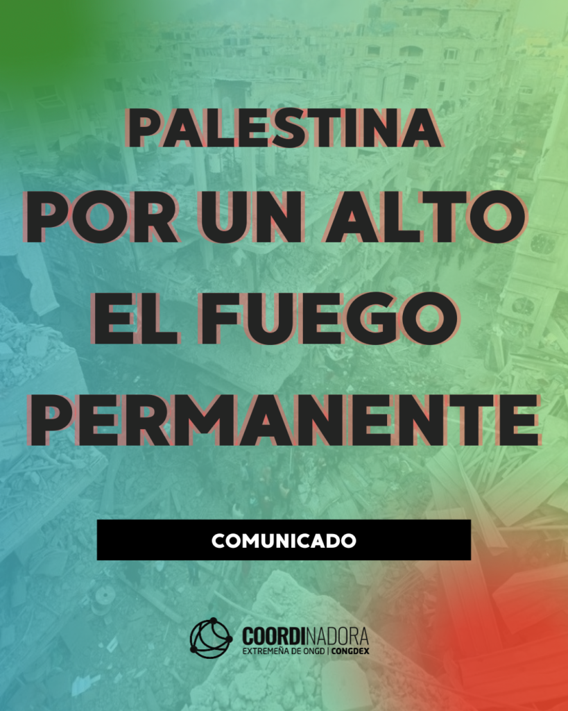 Palestina: por un alto el fuego permanente que abra el camino a la paz, la justicia y los derechos humanos