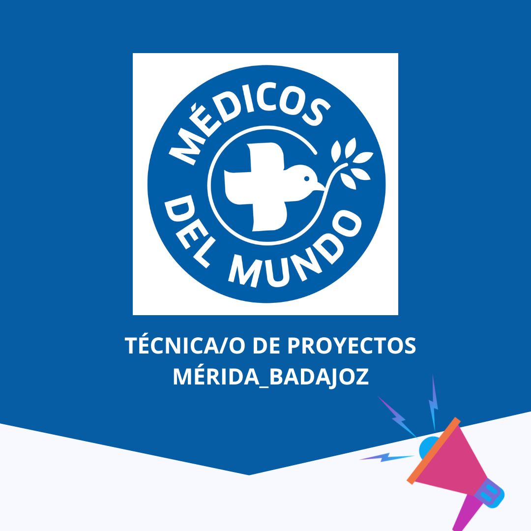 TÉCNICA/O PROYECTOS MÉRIDA_MÉDICOS DEL MUNDO